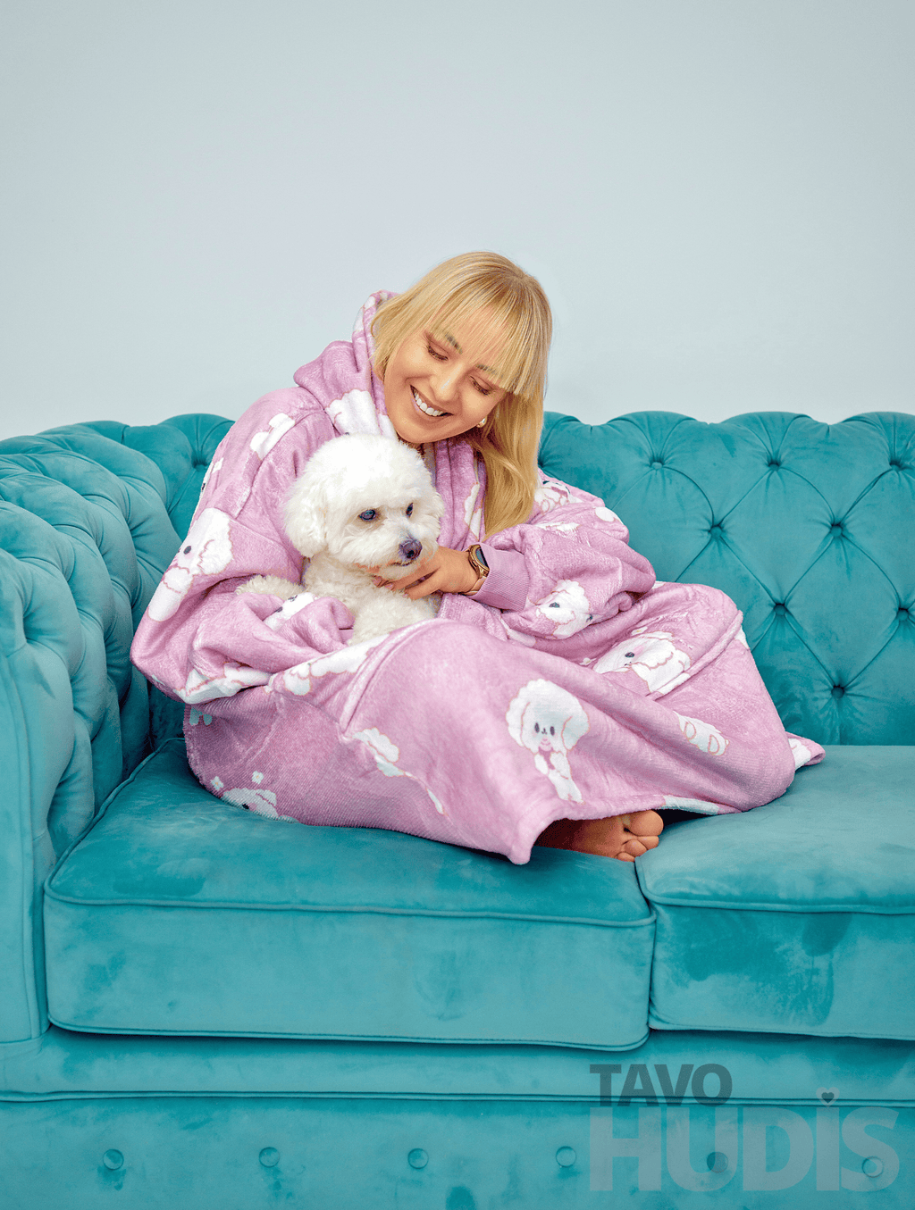 Bichons Kangaroo Blanket Hoodie