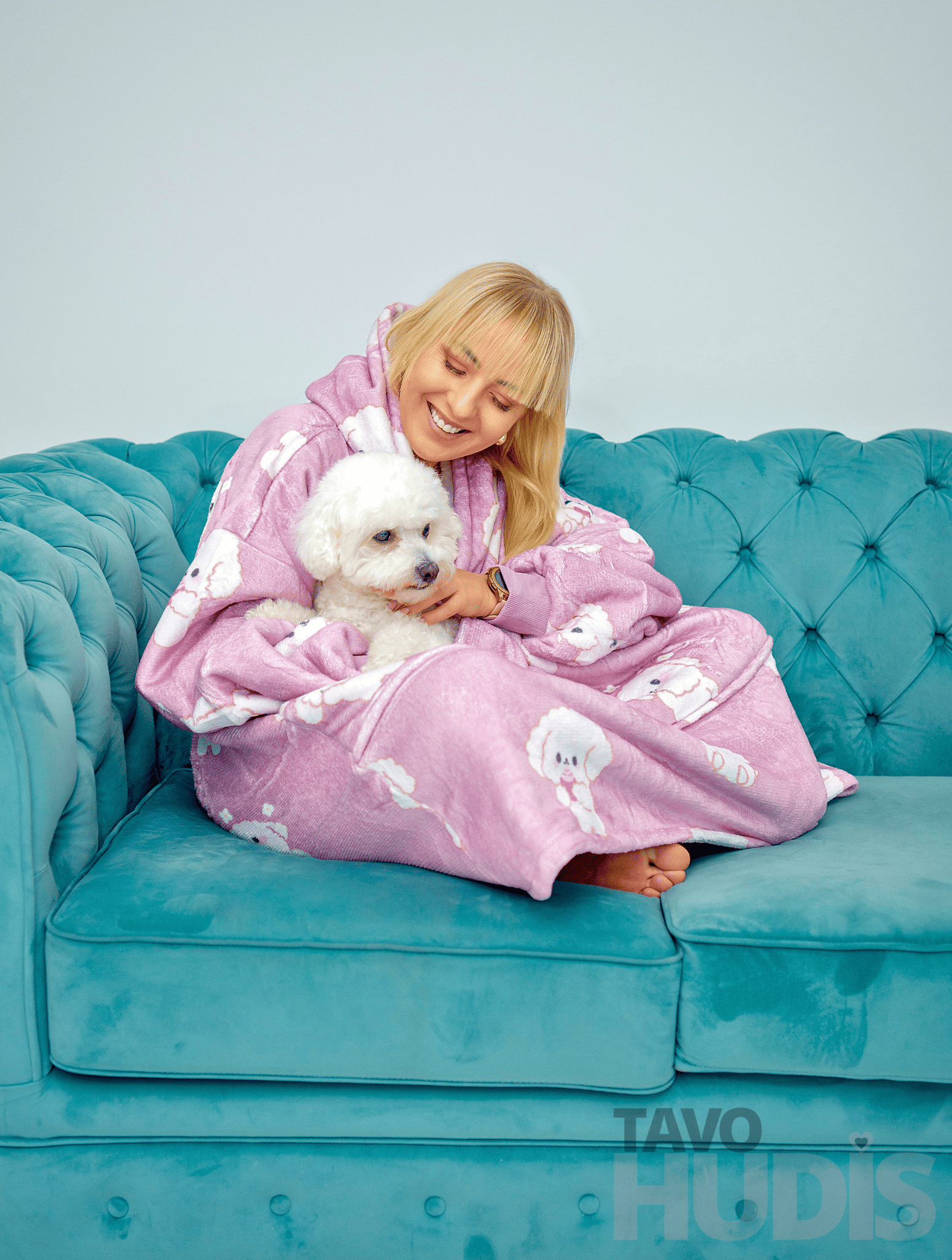 Bichons Kangaroo Blanket Hoodie