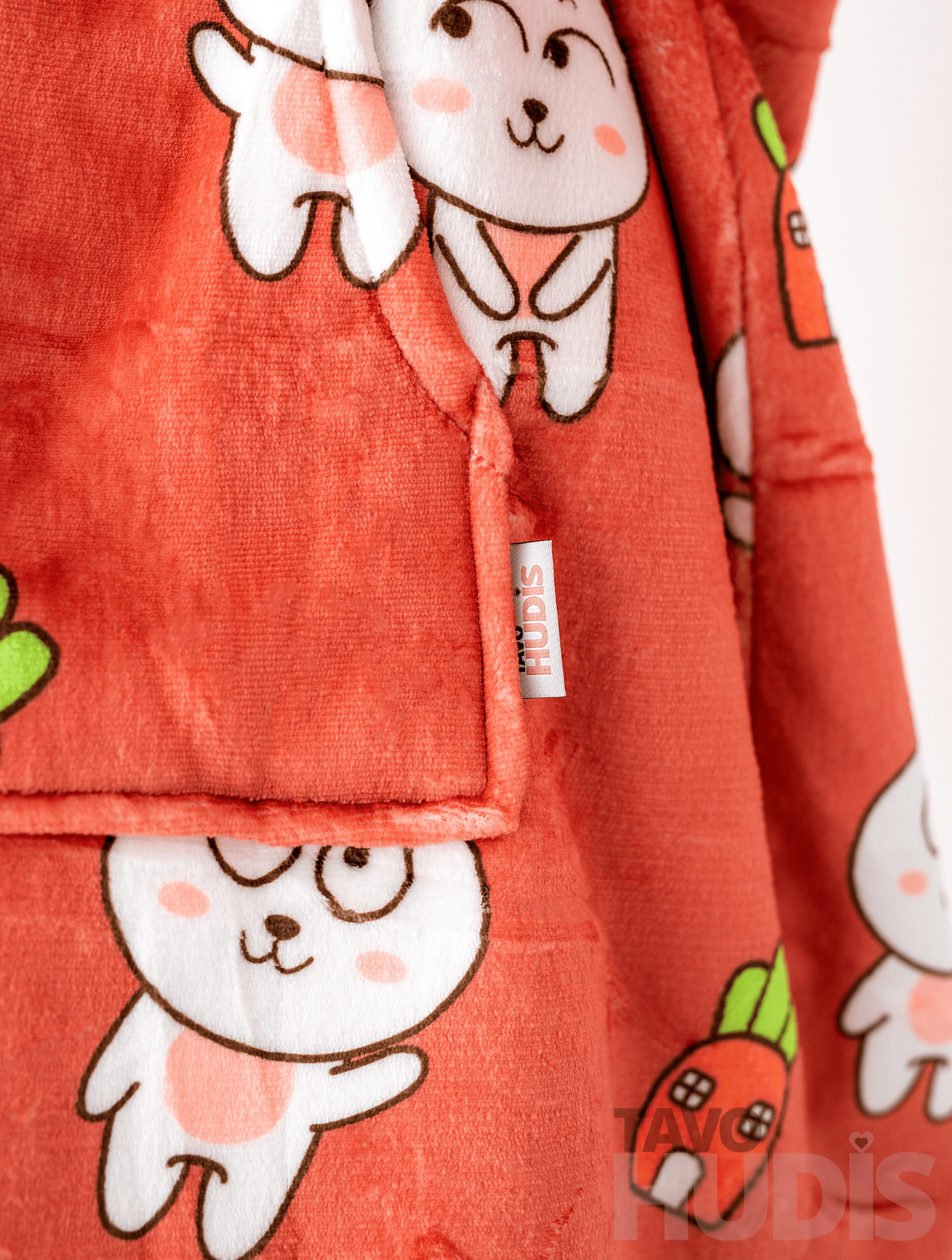 Bunnies Blanket Hoodie for Kids