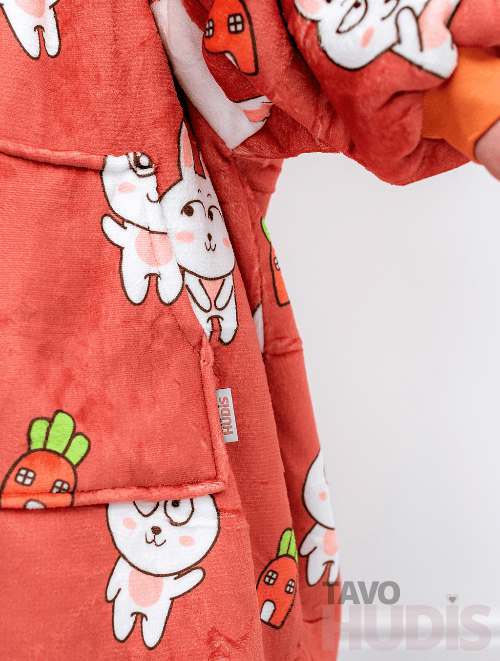 Bunnies Blanket Hoodie for Kids